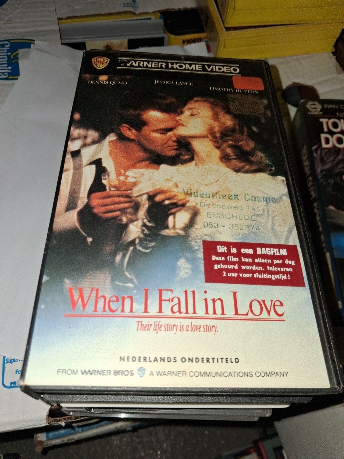 Vhs ex-rental  - When I Fall In Love, Vanaf 16 jaar, Ophalen of Verzenden, Gebruikt, Horror