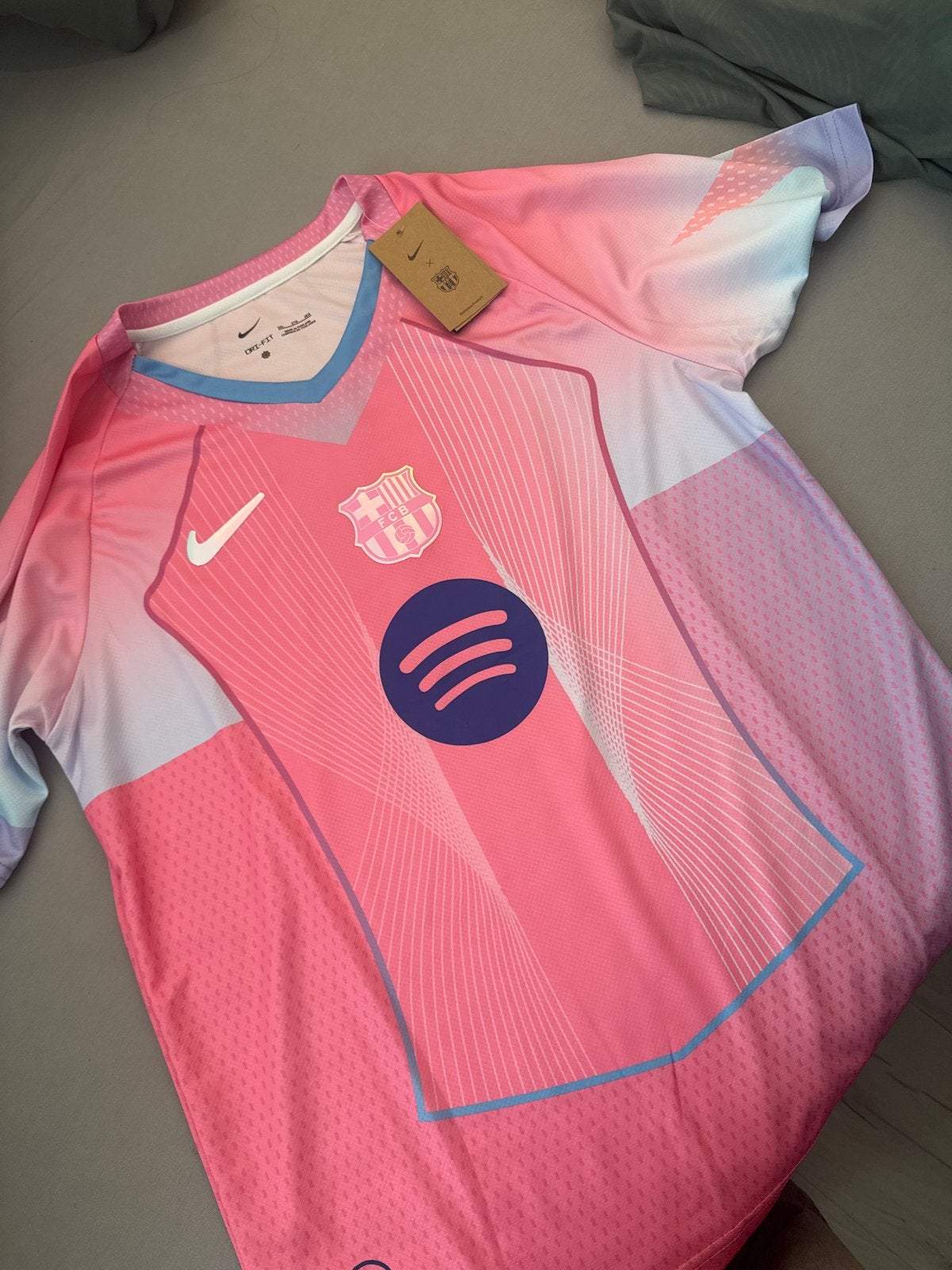 FC Barcelona uitshirt 2023/2024 Pedri #8 - Roze (XXL), Groter dan maat XL, Ophalen of Verzenden, Nieuw, Shirt