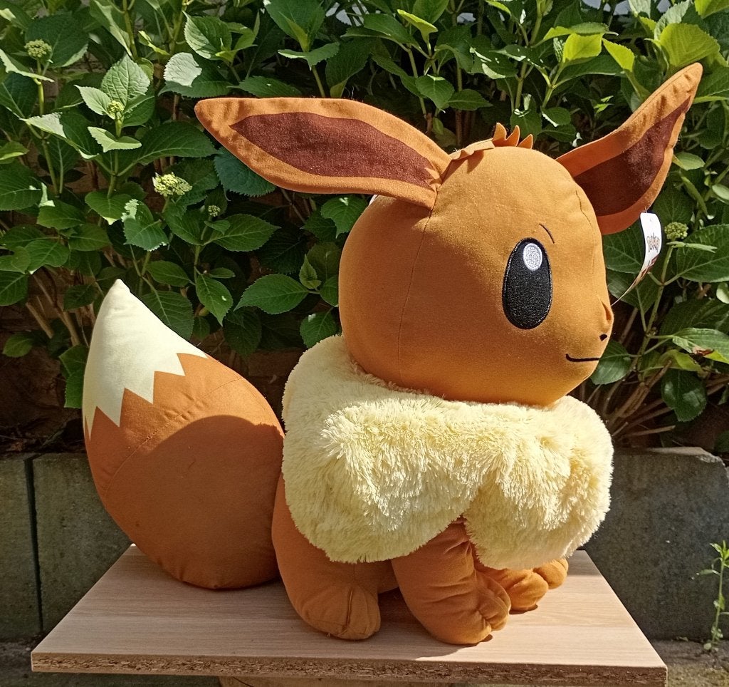 Pokémon - Pluche knuffel Eevee - 50cm, Ophalen, Zo goed als nieuw, Overige typen