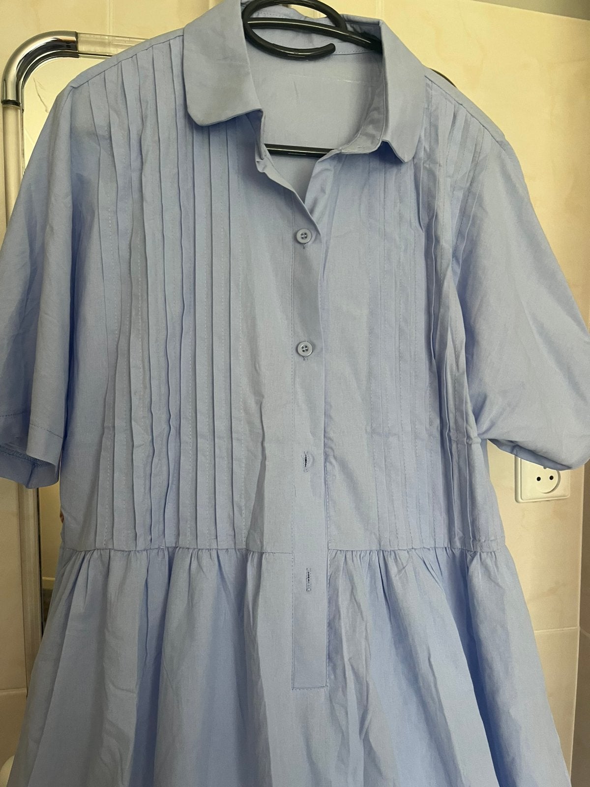 Zomerjurk, Kleding | Dames, Jurken, Ophalen of Verzenden, Nieuw, Blauw, Onder de knie