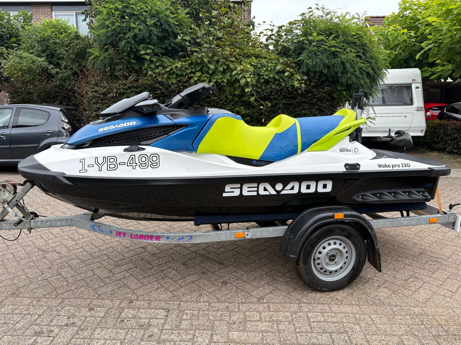 Sea-Doo Wake Pro 230 Jetski met trailer - Zo goed als nieuw, Ophalen, Zo goed als nieuw, Benzine, 200 pk of meer