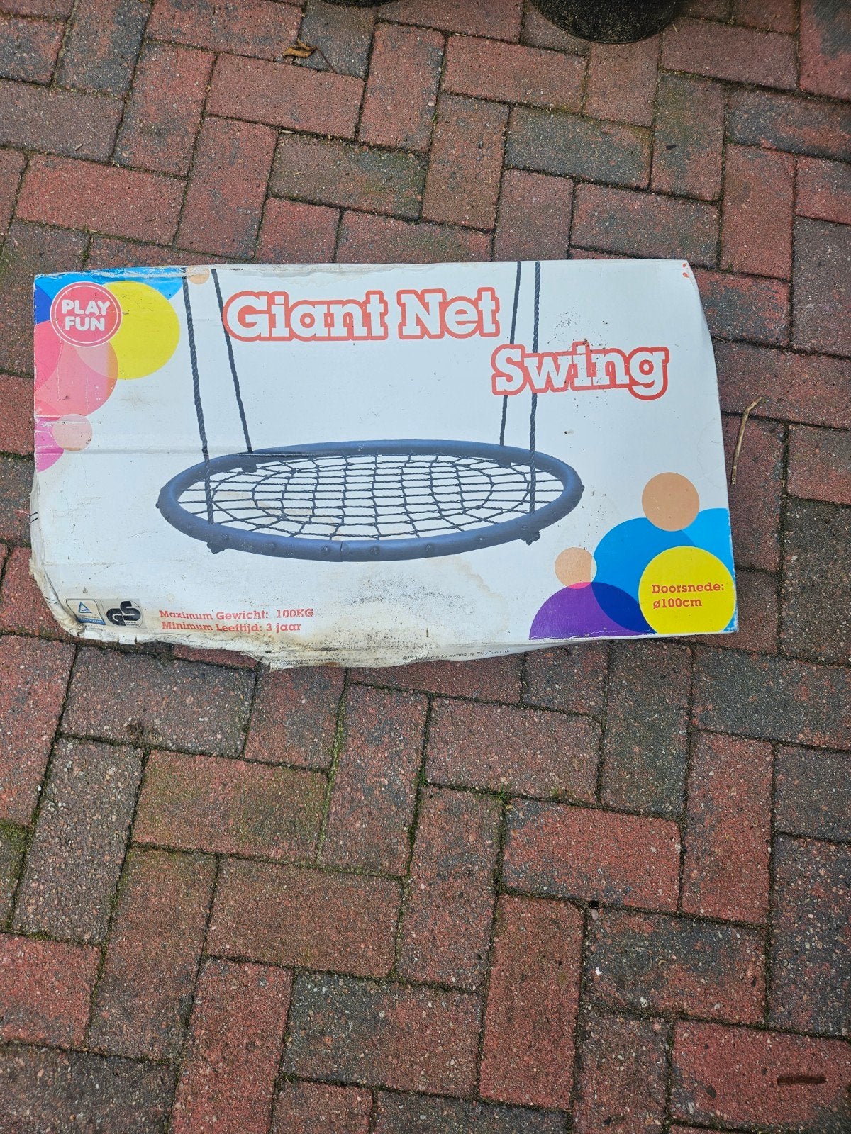 Ongebruikte Giant Net Swing (schommel) - Doos beschadigd, Ophalen, Nieuw, Schommel