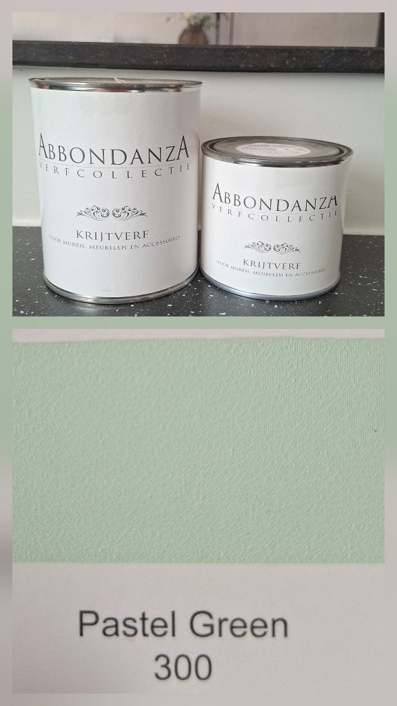 Sale!! Abbondanza krijtverf 300 pastel green, Ophalen of Verzenden, Nieuw, Overige typen