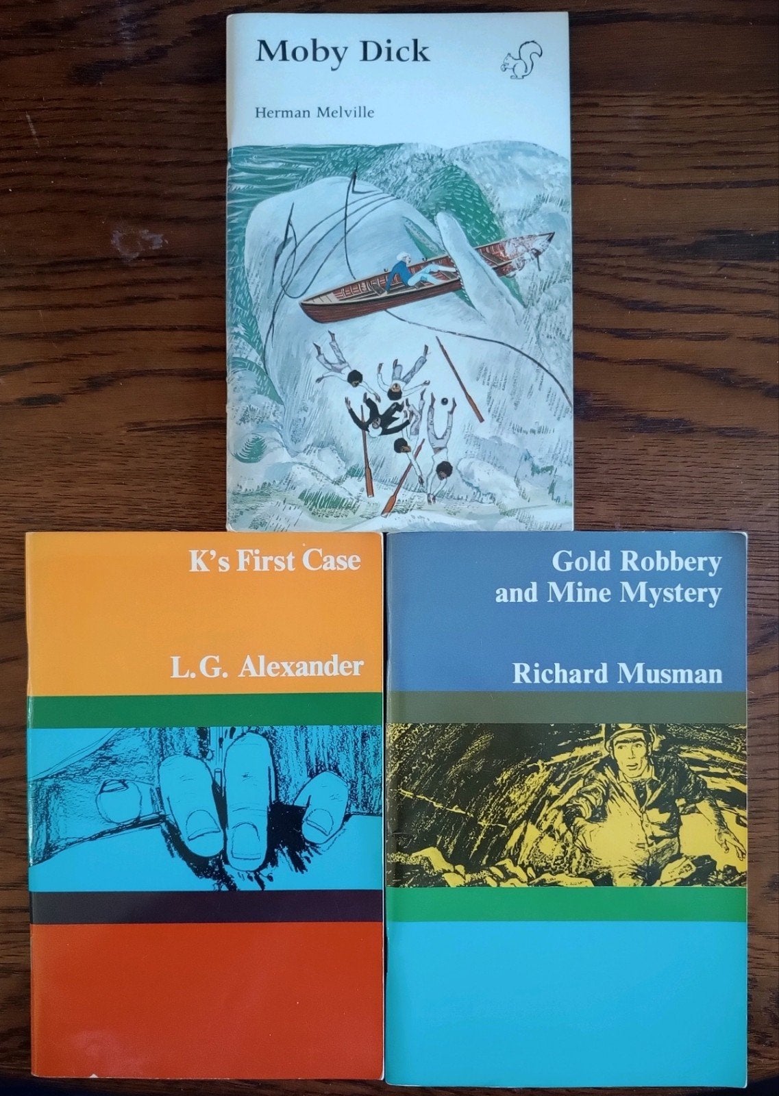 3 Structural Readers: K's First Case, Gold Robbery,Moby Dick, Ophalen of Verzenden, Gelezen, Europa overig