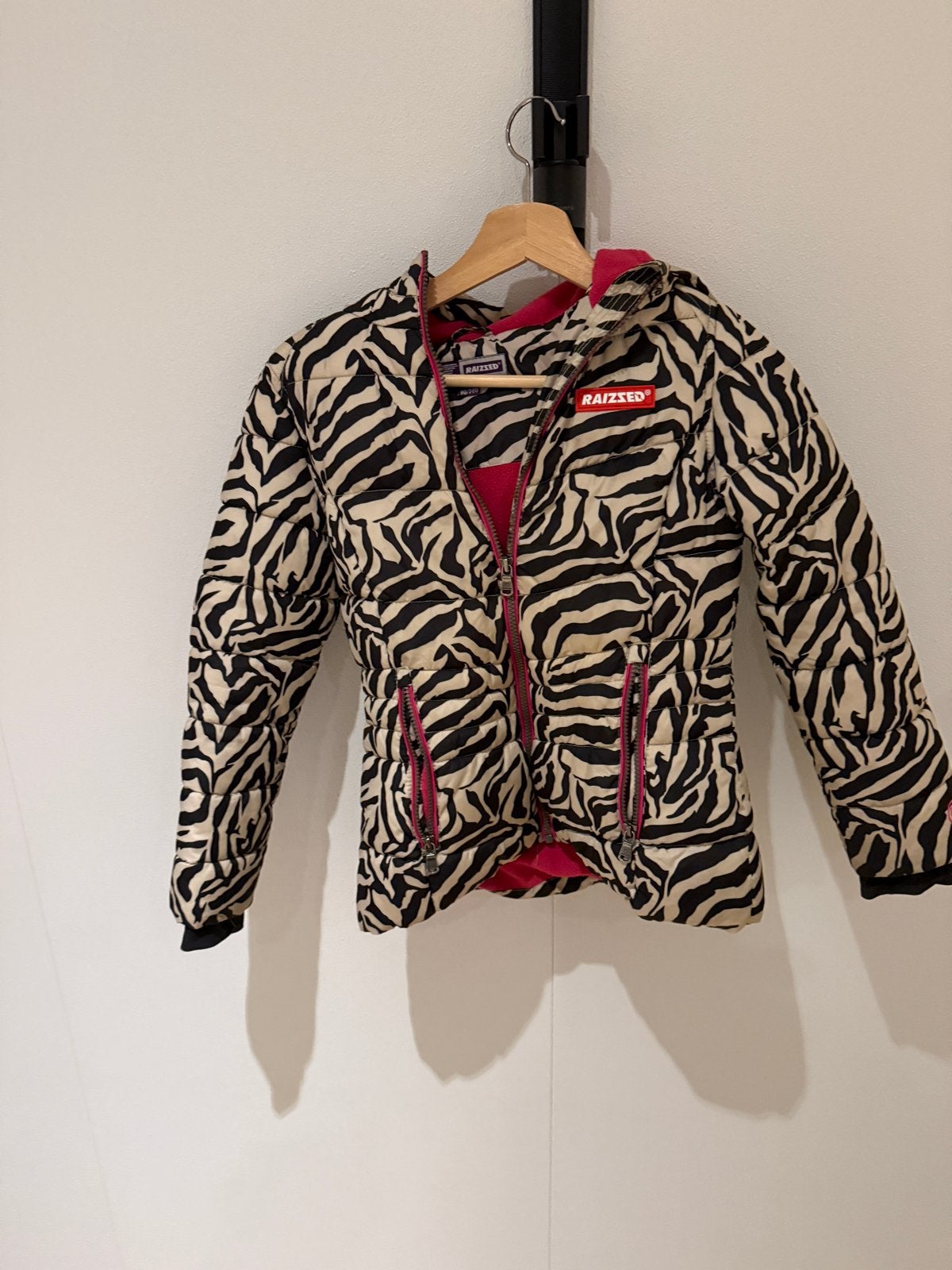 Raizzed Zebra Print Winterjas Maat 140, Ophalen of Verzenden, Zo goed als nieuw, Meisje, Jas