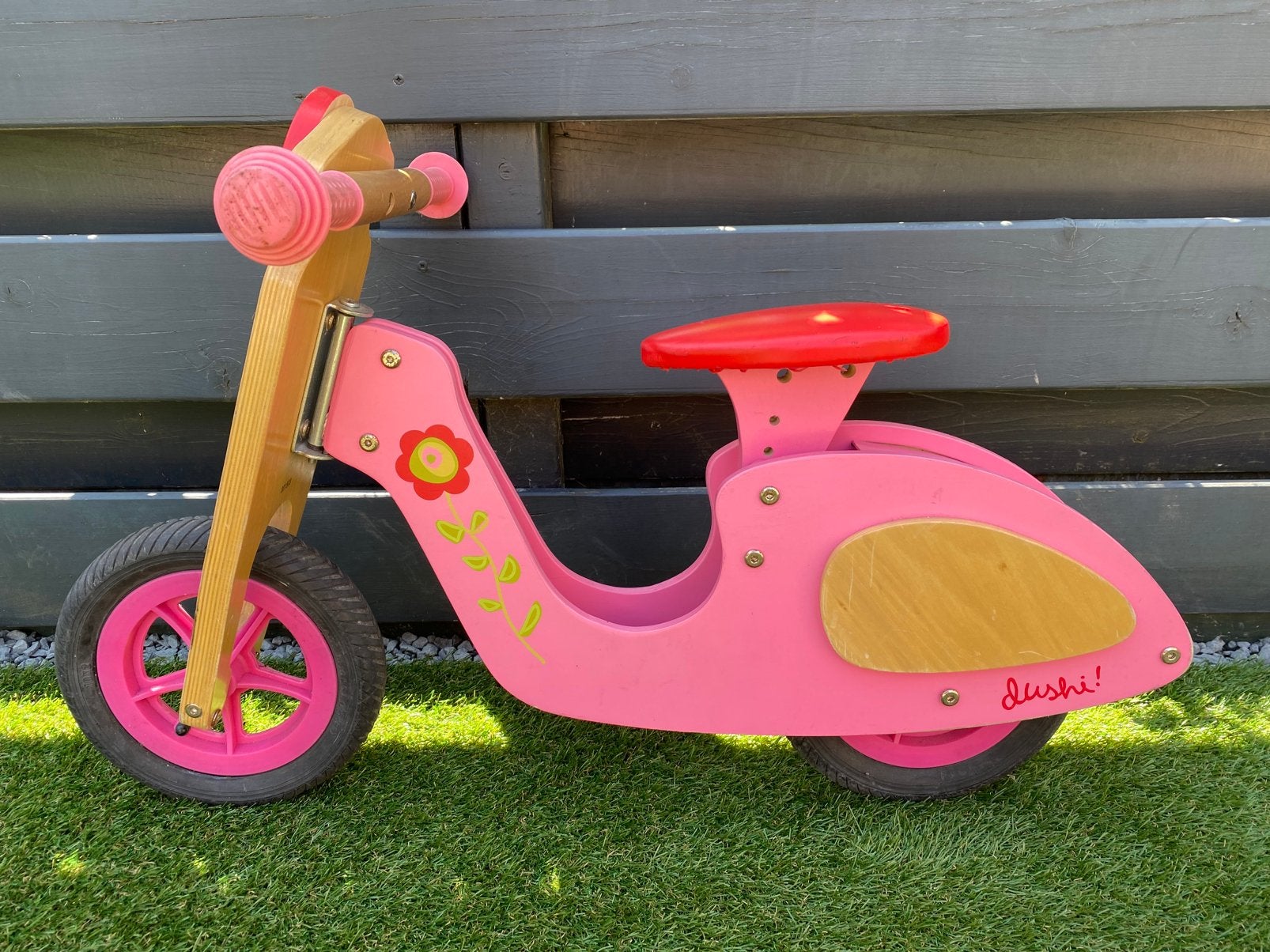 Houten loopfiets Dushi
