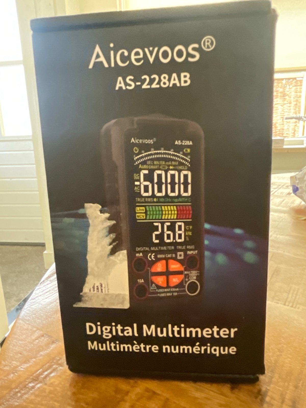 Aicevoos AS-228A Digitale Multimeter - Nieuw in doos, Ophalen, Nieuw, Multimeter