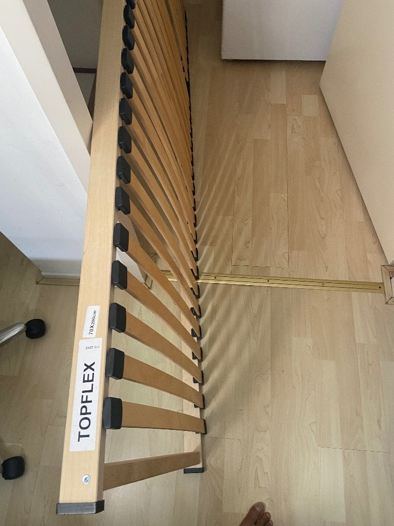 Lattenbodem 70x200 cm, Ophalen, Zo goed als nieuw, 200 cm, Eenpersoons