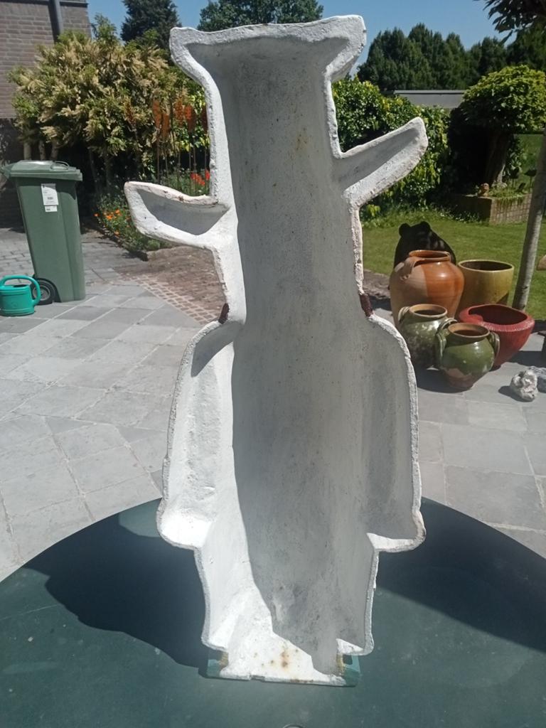 Gietijzeren varken kok beeld 59 cm hoog, Ophalen