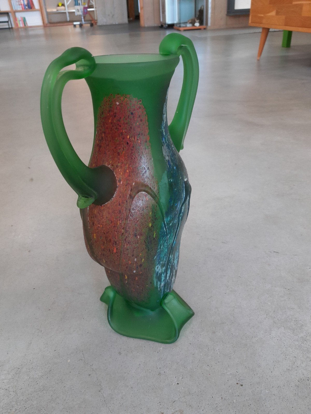 Art Deco/Art Nouveau vaas van? Charles Schneider? - Est. Bu., Ophalen of Verzenden