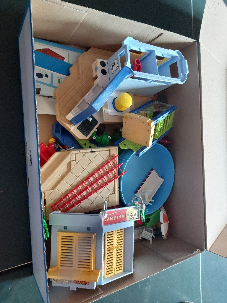 Playmobil camping, Ophalen, Zo goed als nieuw