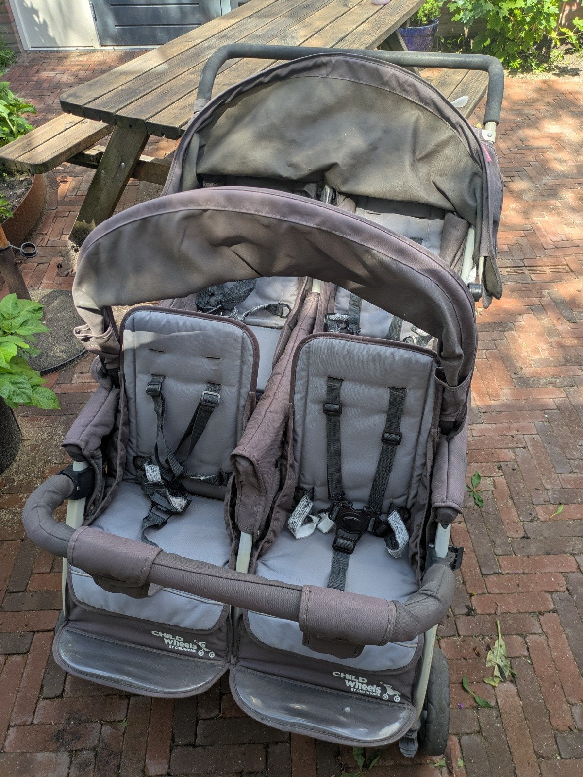 Childwheels Vierlingwagen - Ideaal voor 4 kinderen, Kinderen en Baby's, Ophalen, Gebruikt, Overige merken