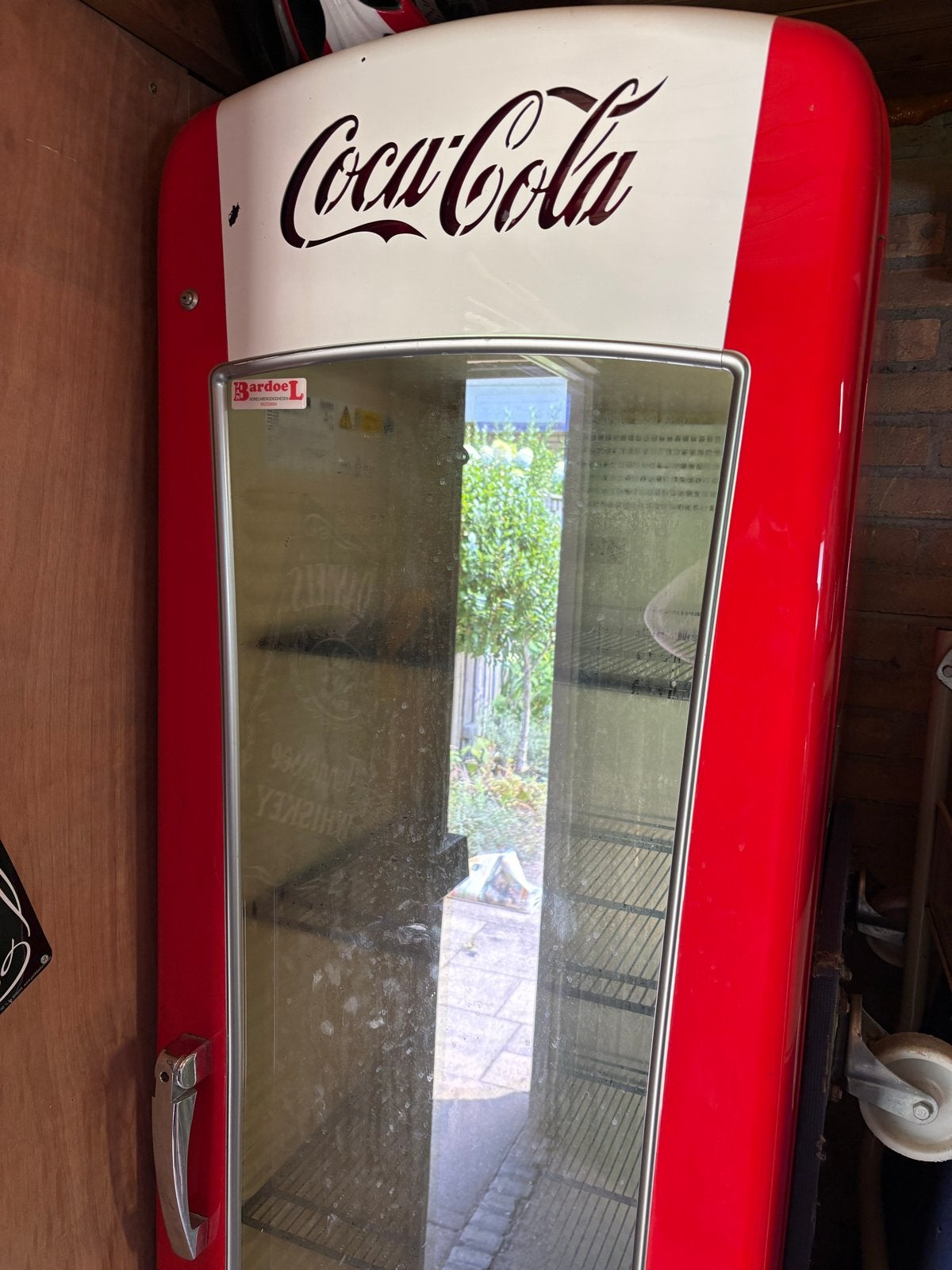 Coca-Cola Liebherr Koeler met Vintage Ombouw, Ophalen, 200 liter of meer, 60 cm of meer, 160 cm of meer