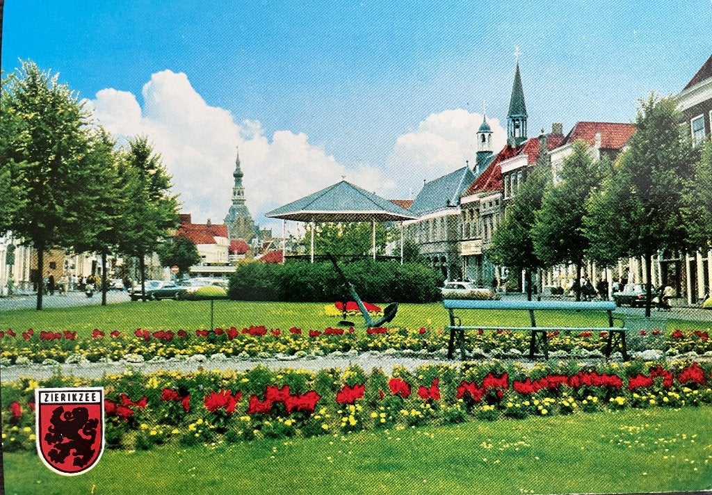 Ansichtkaart: Zierikzee - Havenplein, Ophalen of Verzenden, 1960 tot 1980, Ongelopen, Zeeland
