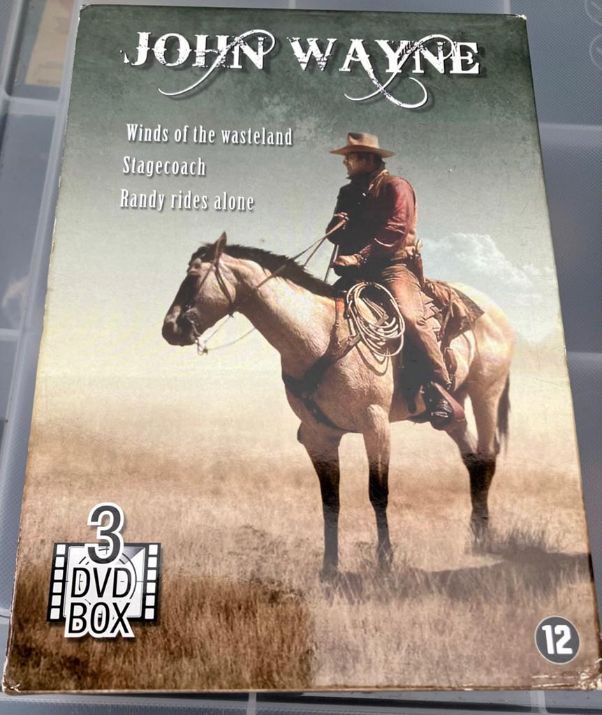 John Wayne 3 DVD Boxset - Western films, Vanaf 12 jaar, Ophalen of Verzenden, Zo goed als nieuw