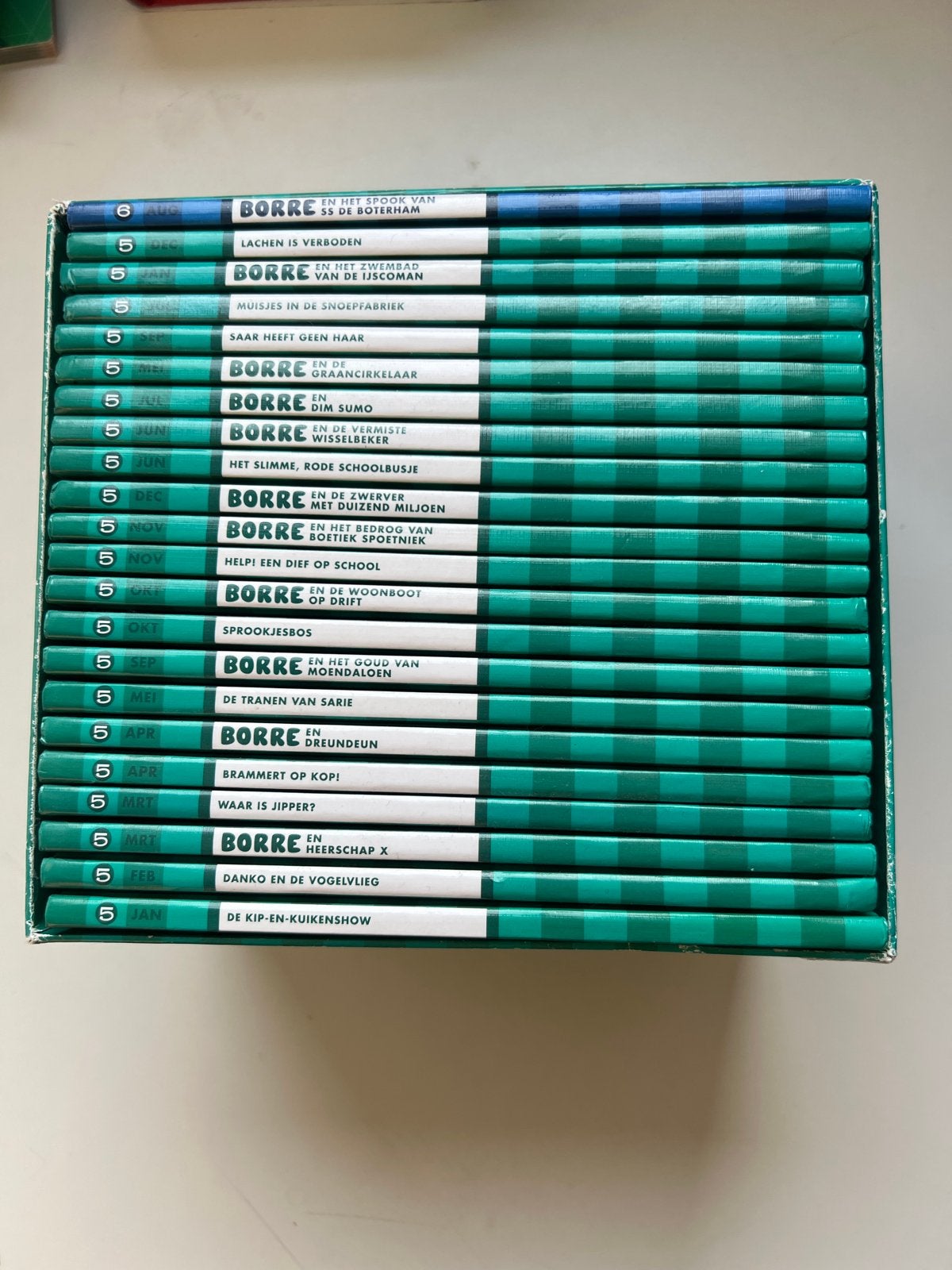 Borre en de gestreepte boekjes - complete set, Ophalen of Verzenden, Zo goed als nieuw, Fictie algemeen