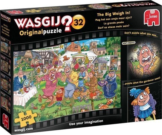 Wasgij: Original 32: Mag het een onsje meer zijn!? 1000 stuk, Ophalen of Verzenden, 500 t/m 1500 stukjes, Nieuw, Legpuzzel