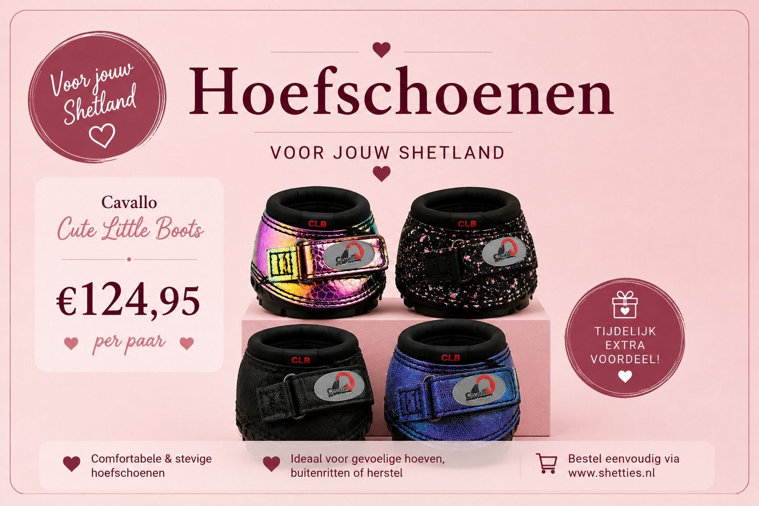 Cavallo CLB Cute Little Boots | Hoofboots, Ophalen of Verzenden, Nieuw
