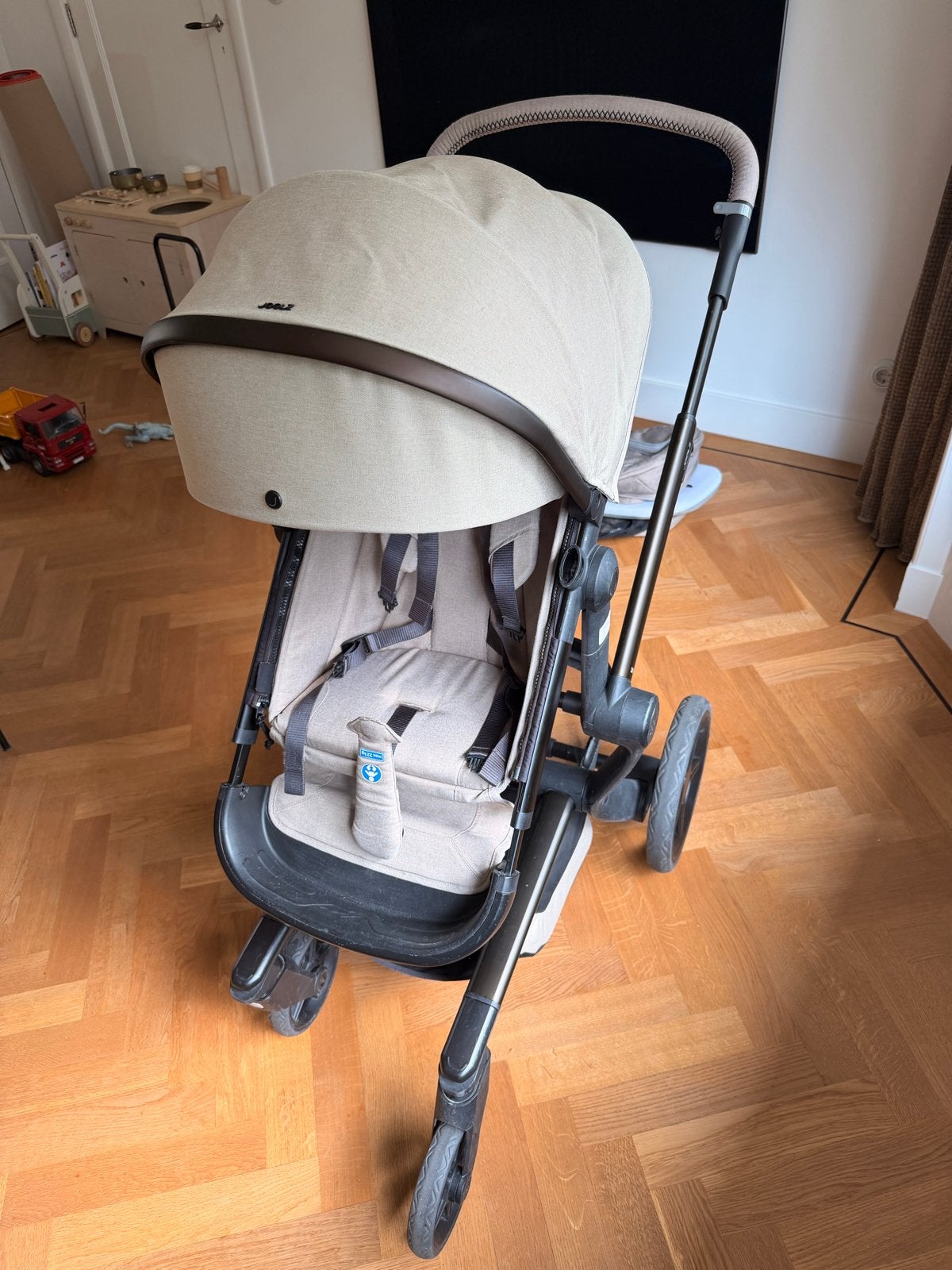 Joolz Day+ kinderwagen taupe met veel accessoires, Gebruikt, Duowagen, Combiwagen, Ophalen