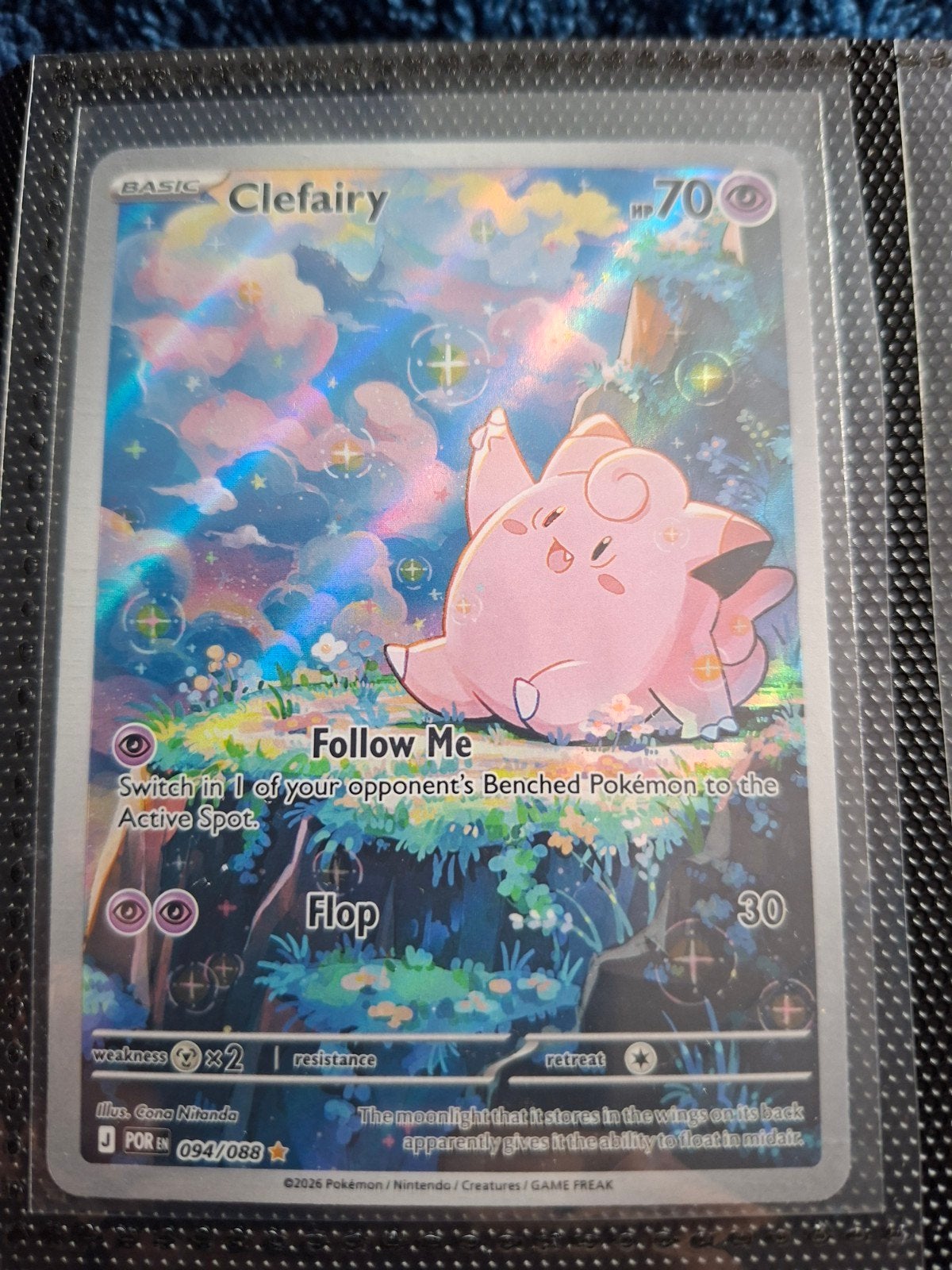Clefairy 94/88 perfect order art rare, Hobby en Vrije tijd, Verzamelkaartspellen | Pokémon, Ophalen of Verzenden, Nieuw