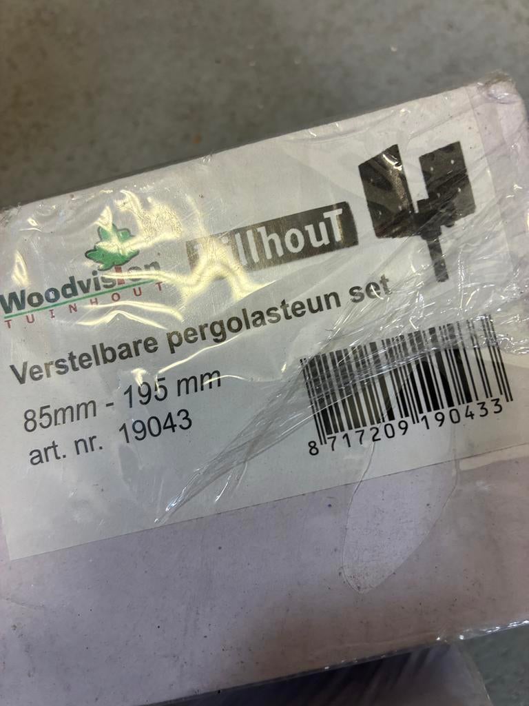Pergolasteunen voor betonpoer - Paalhouders & Paalsteun, Ophalen, Nieuw, Minder dan 180 cm, Palen