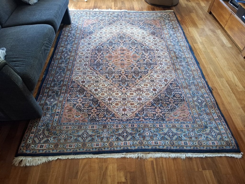 Prachtig handgeknoopt vloerkleed, Ophalen, Gebruikt, 150 tot 200 cm, 200 cm of meer