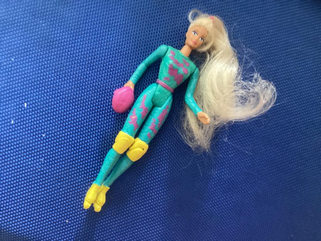Schaatsen rijdster hoog 12 cm, Ophalen of Verzenden, Zo goed als nieuw