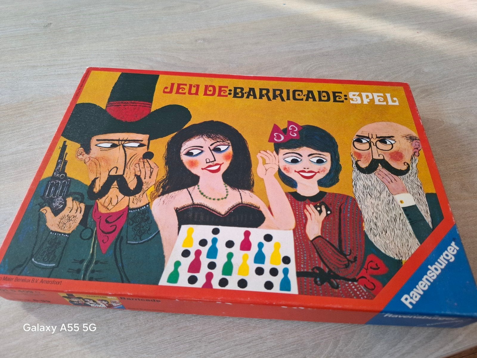 Vintage Ravensburger Barricade Spel - Compleet, Hobby en Vrije tijd, Gezelschapsspellen | Bordspellen, Ophalen of Verzenden, Ravensburger