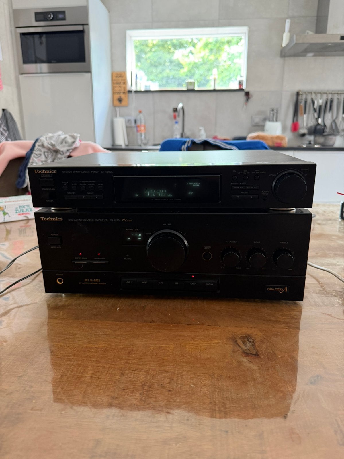 Technics ST-X302L tuner SU-X120 versterker new class a