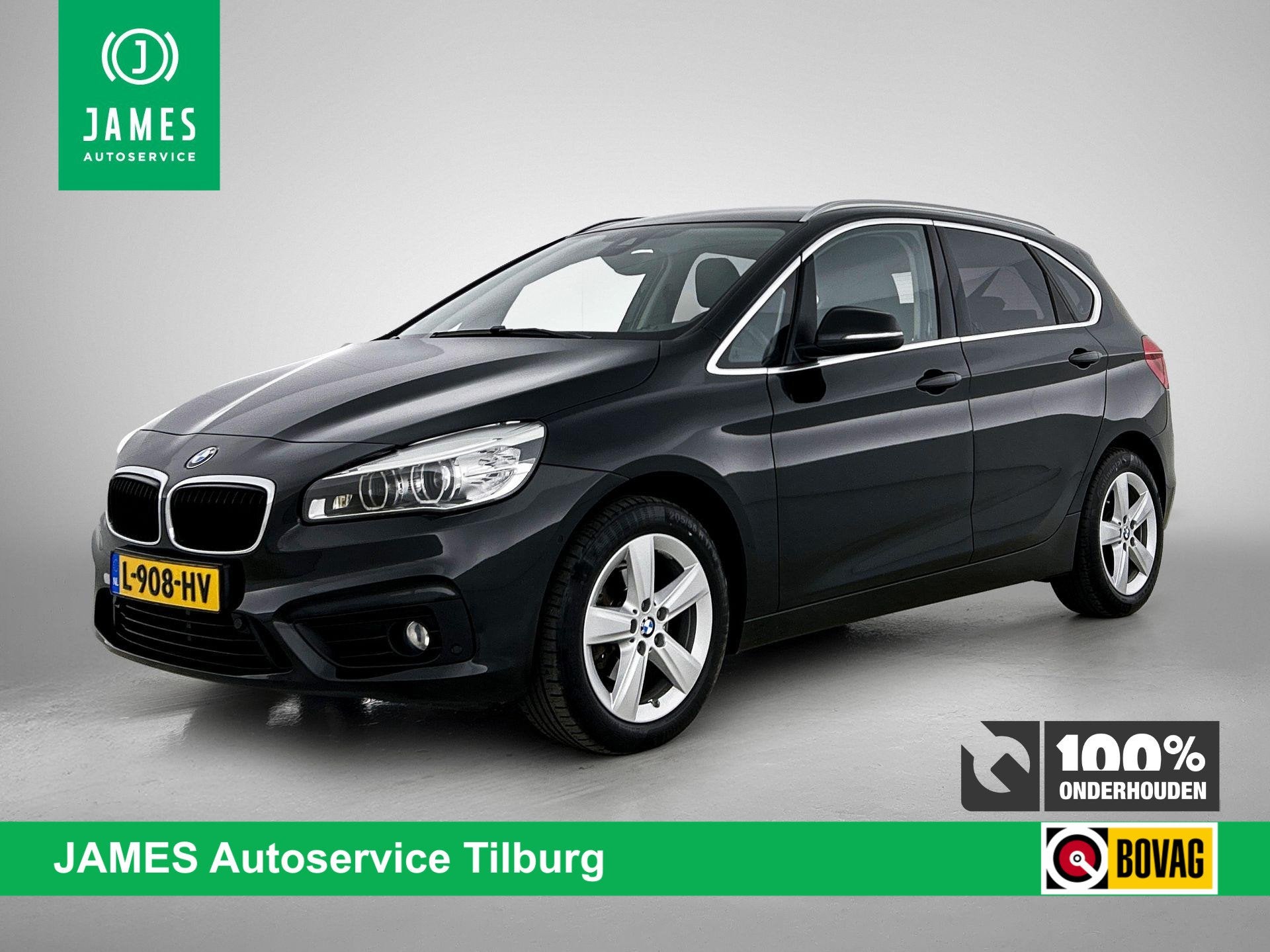 BMW 2-serie Active Tourer 218i Executive NAVI | CRUISE | LED, Auto's, 1345 kg, Gebruikt, Euro 6, Zwart