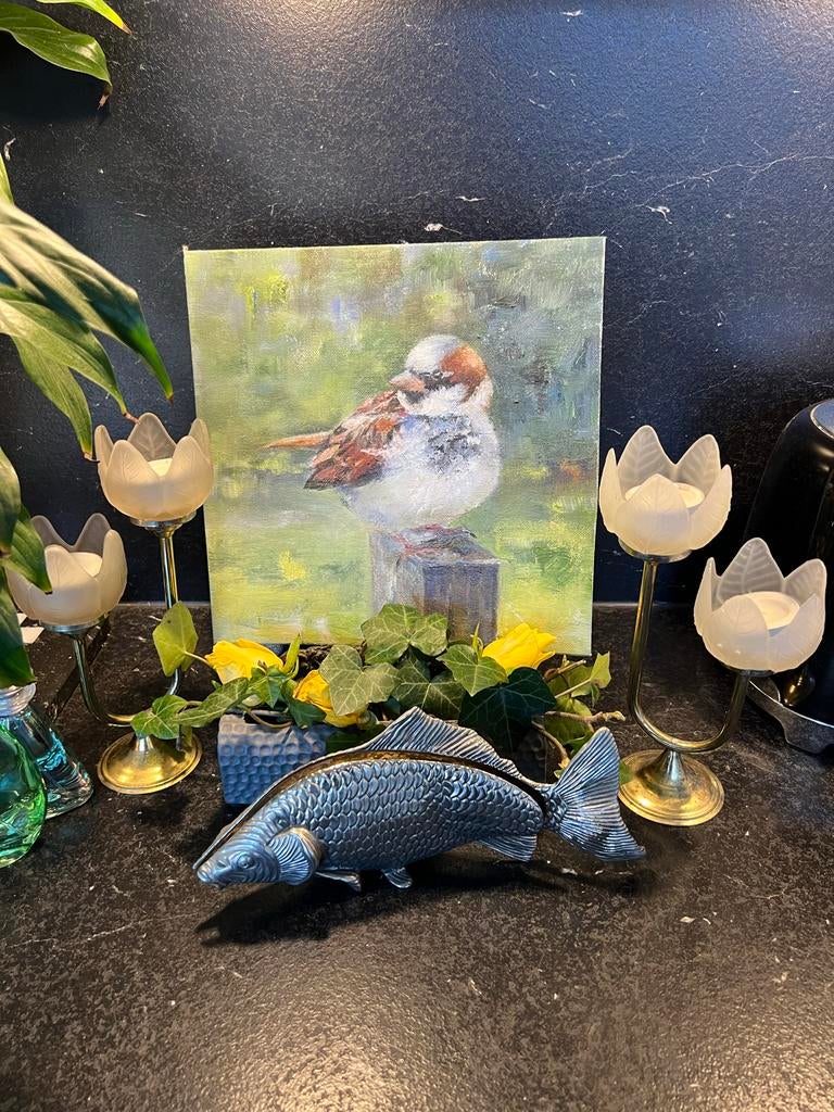 Metalen vis decoratie, Ophalen of Verzenden