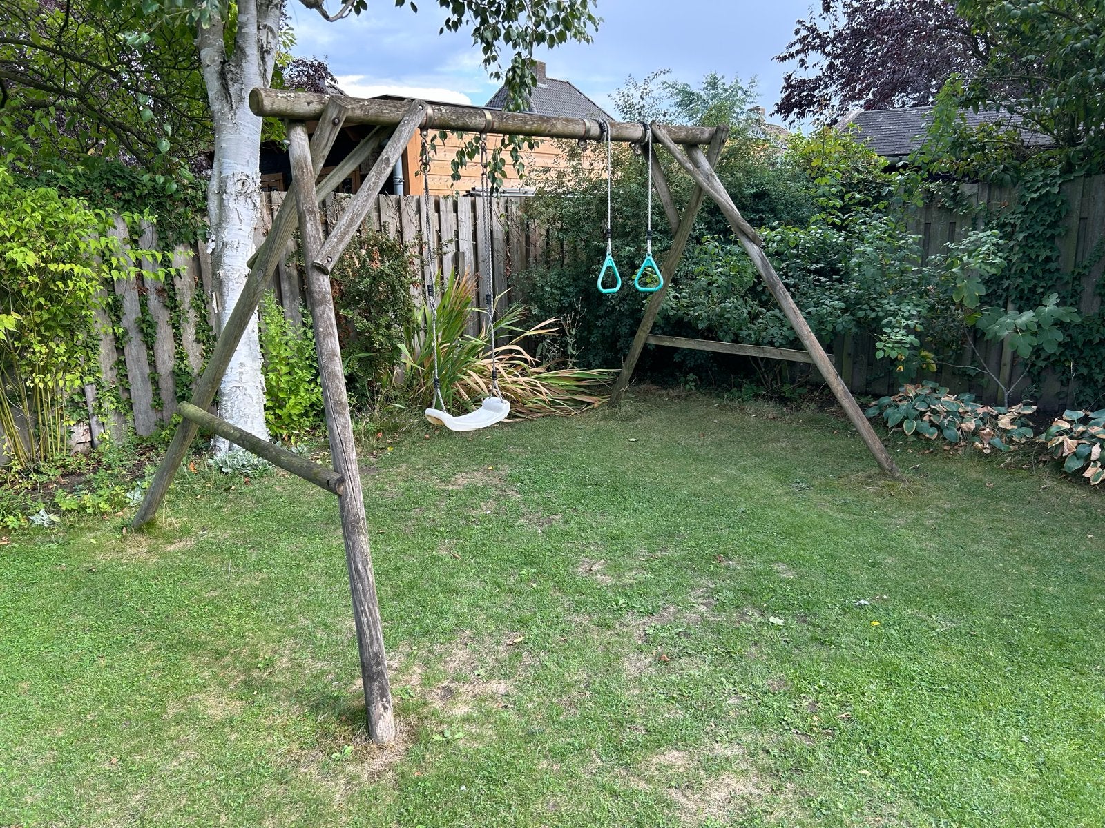 Houten schommel, Ophalen, Gebruikt, Schommel