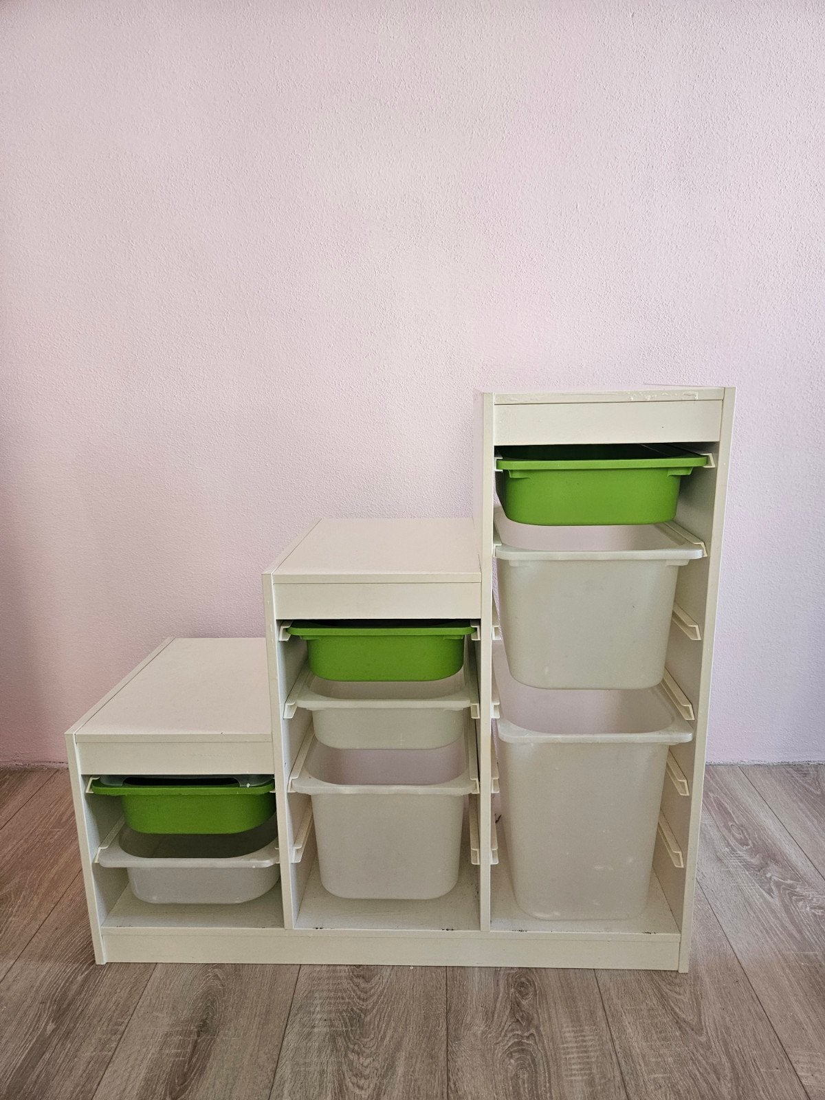 IKEA Trofast meubel met plastic bakken, Ophalen, Gebruikt, Kast