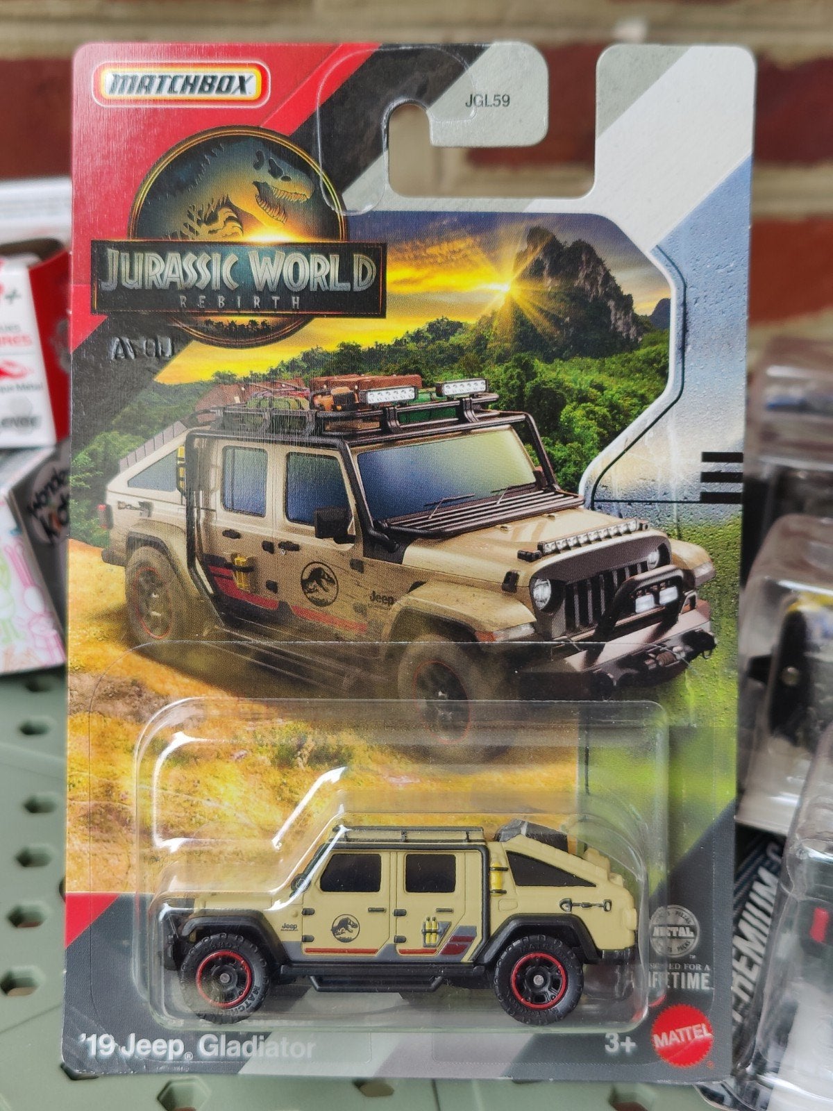 Matchbox JEEP Gladiator Jurassic world, Ophalen, Auto