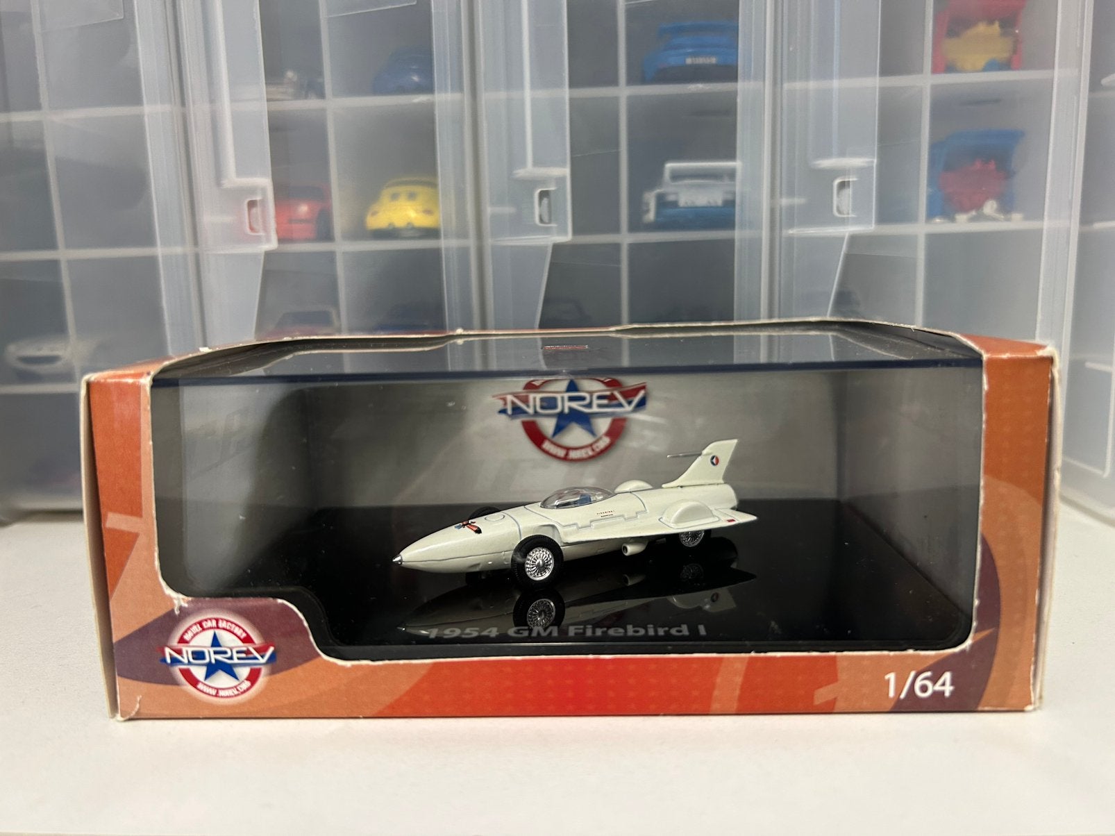 Norev 1954 GM Firebird I, schaal 1:64, Ophalen of Verzenden, Zo goed als nieuw, Auto