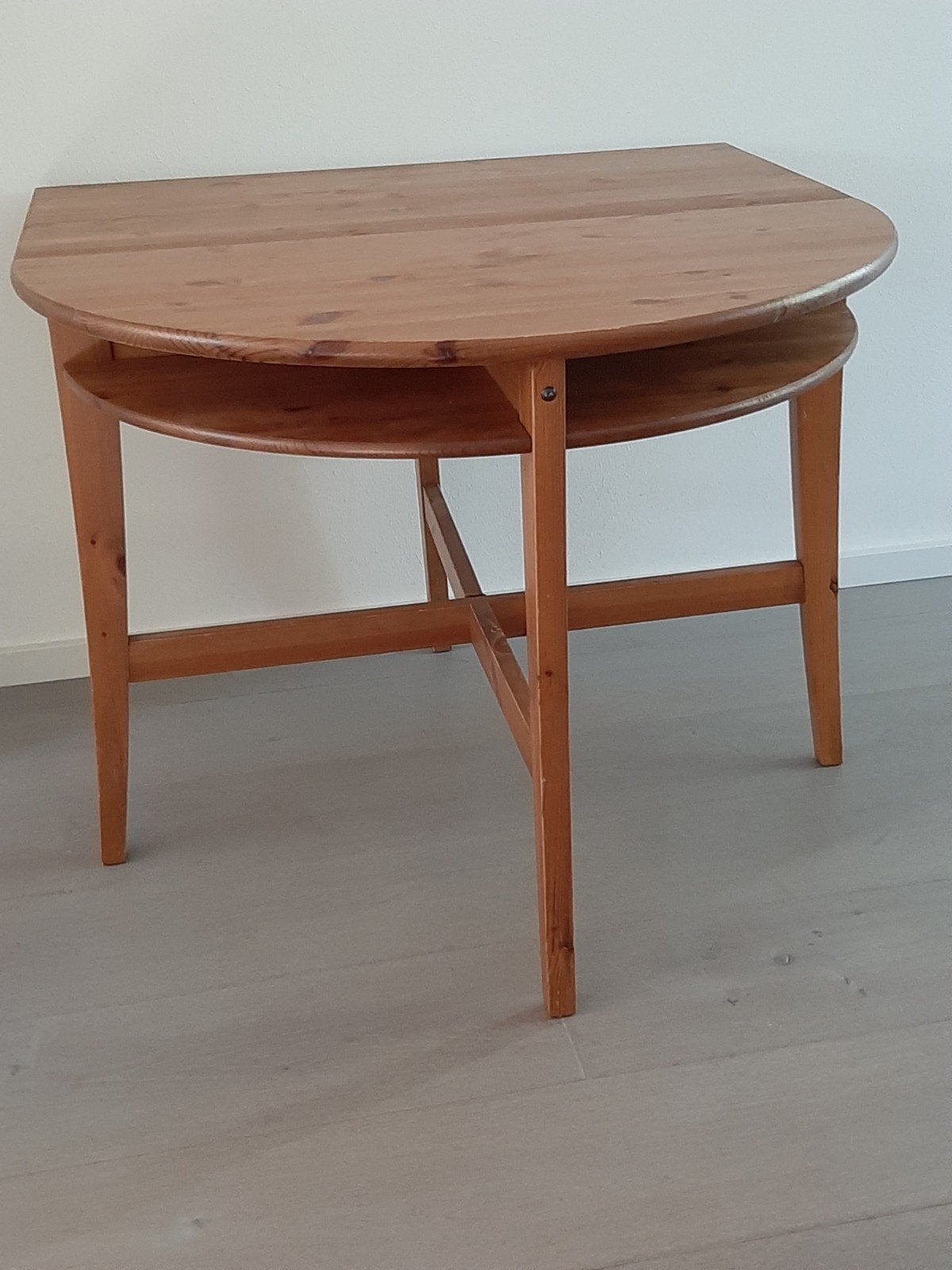 ikea halfronde tafel met uitklapbaar blad, Ophalen, Gebruikt, Rechthoekig, 50 tot 100 cm