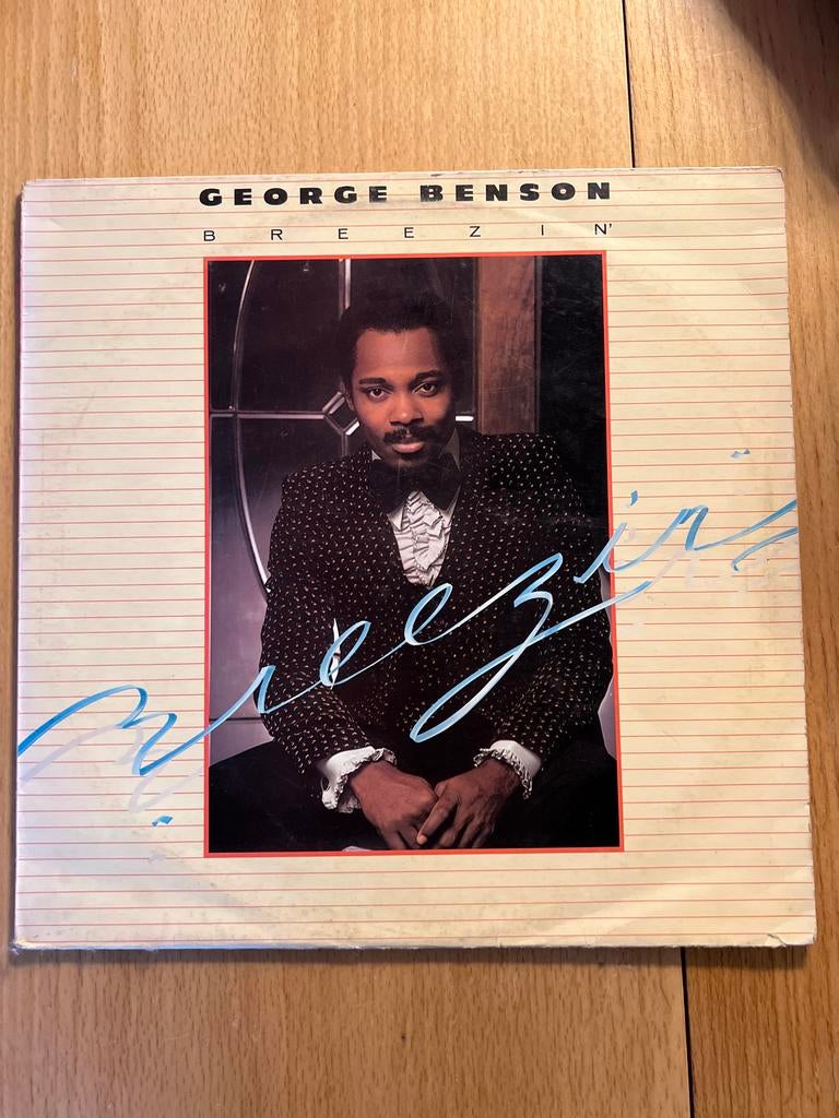 George Benson - Breezin' LP (Gesigneerd), 1960 tot 1980, Ophalen of Verzenden, Zo goed als nieuw, 12 inch