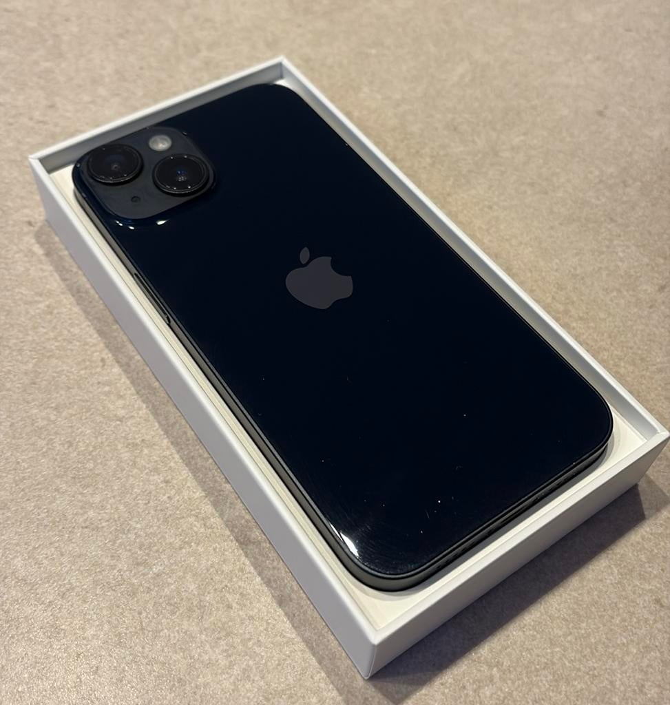 Apple iPhone 14, Telecommunicatie, Mobiele telefoons | Apple iPhone, Ophalen, 128 GB, Zwart, Zo goed als nieuw