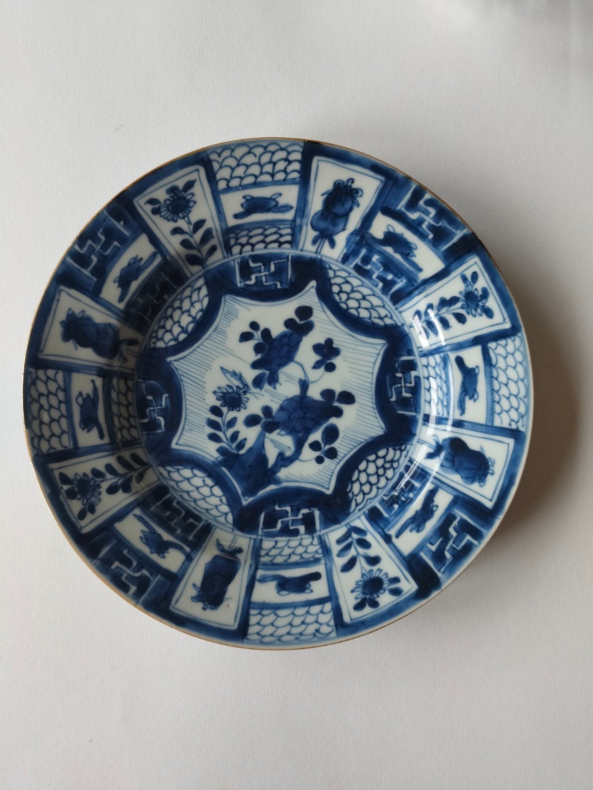 Chinees porselein bord kangxi periode, Ophalen of Verzenden