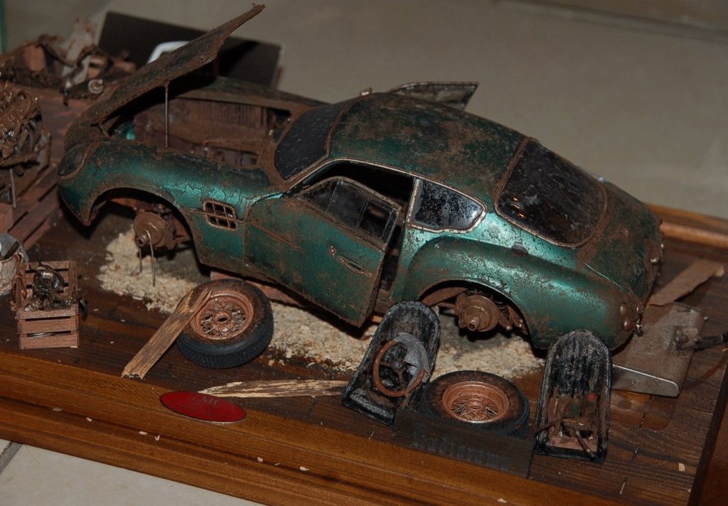 1:18 ASTON MARTIN DB4 BARNFIND CMC M-132BF LTD 20 WRH, Verzenden, Zo goed als nieuw, Auto, Overige merken