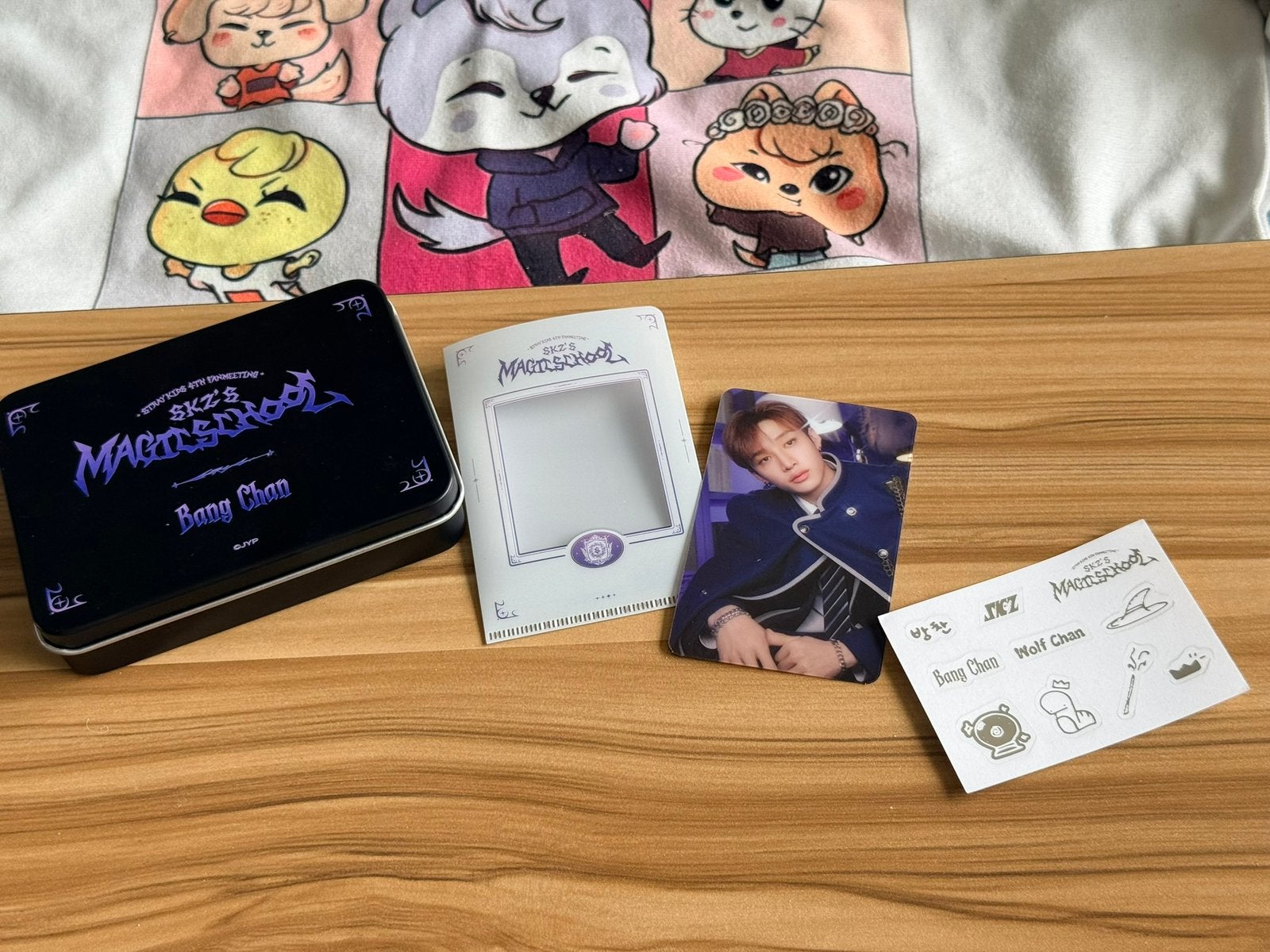 Stray Kids Bang Chan Magic School photo deco set, Ophalen of Verzenden, Zo goed als nieuw, Foto of Kaart