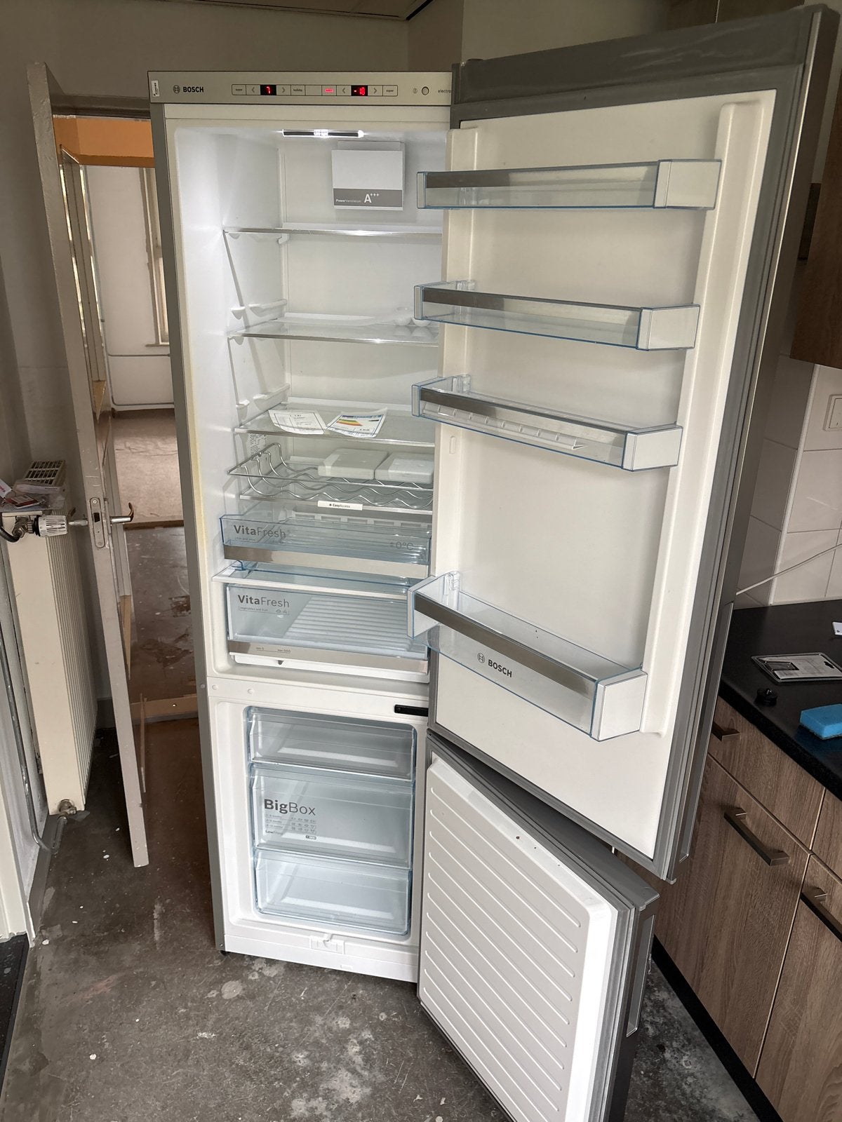 Bosch Koel-vriescombinatie KGE39VL4A A+++, Ophalen, Gebruikt, 200 liter of meer, 60 cm of meer