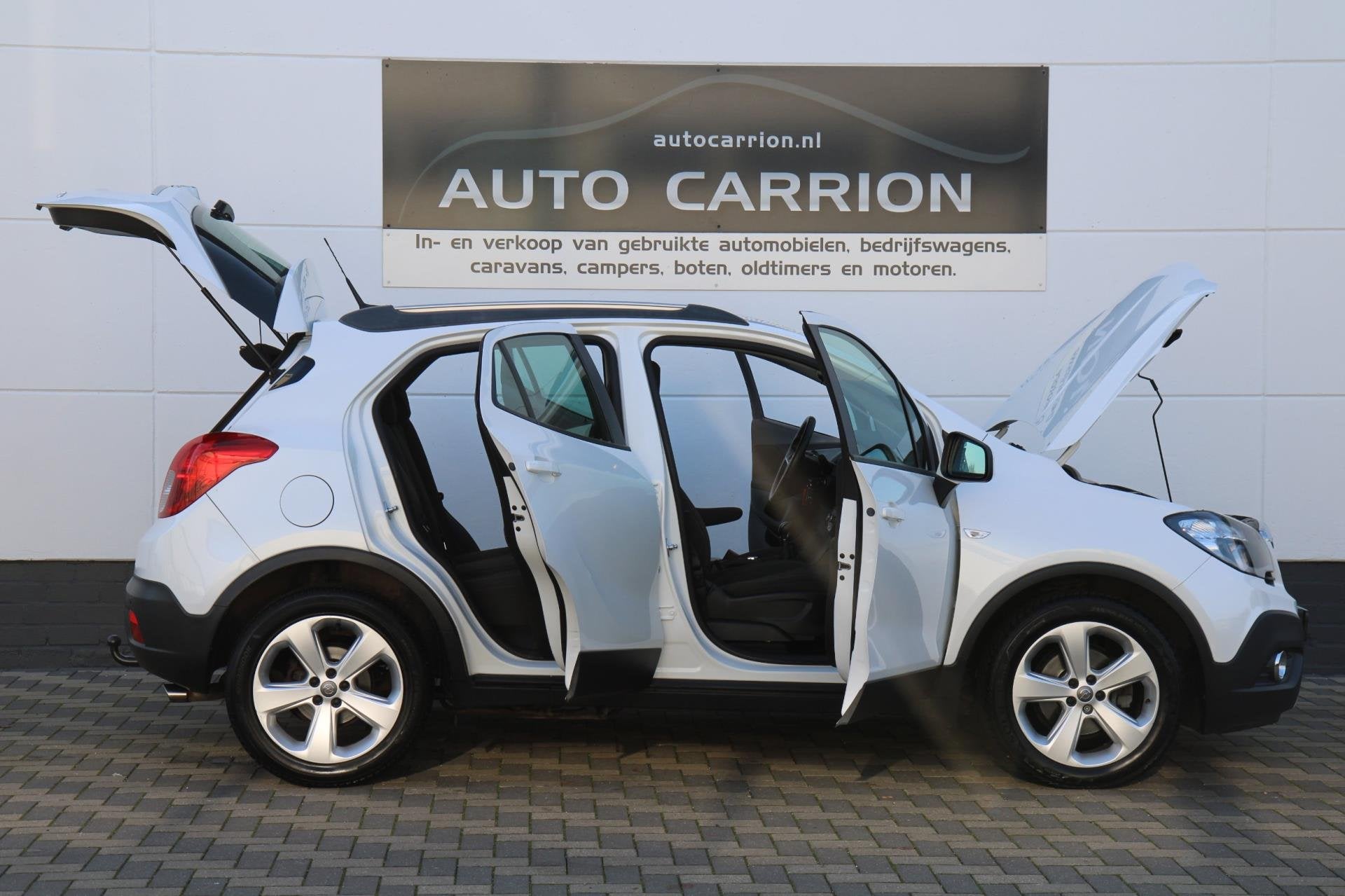 Opel Mokka 1.4 T Edition Navi Dealer Ond. Trekhaak NAP !, Voorwielaandrijving, Stof, Gebruikt, Zwart