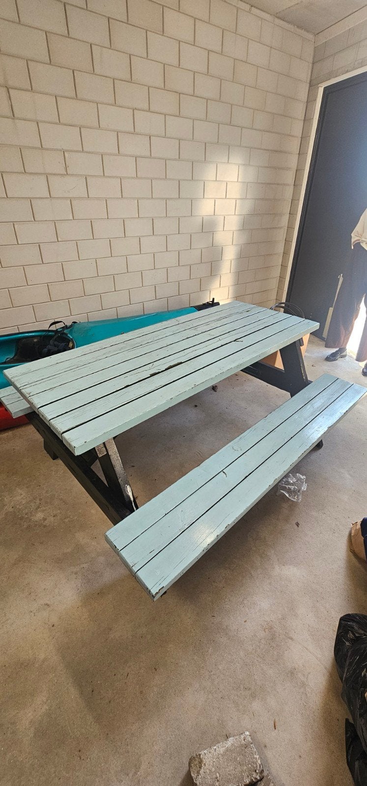 Picknicktafel outdoor table, Ophalen of Verzenden, 25 tot 50 cm, Rechthoekig