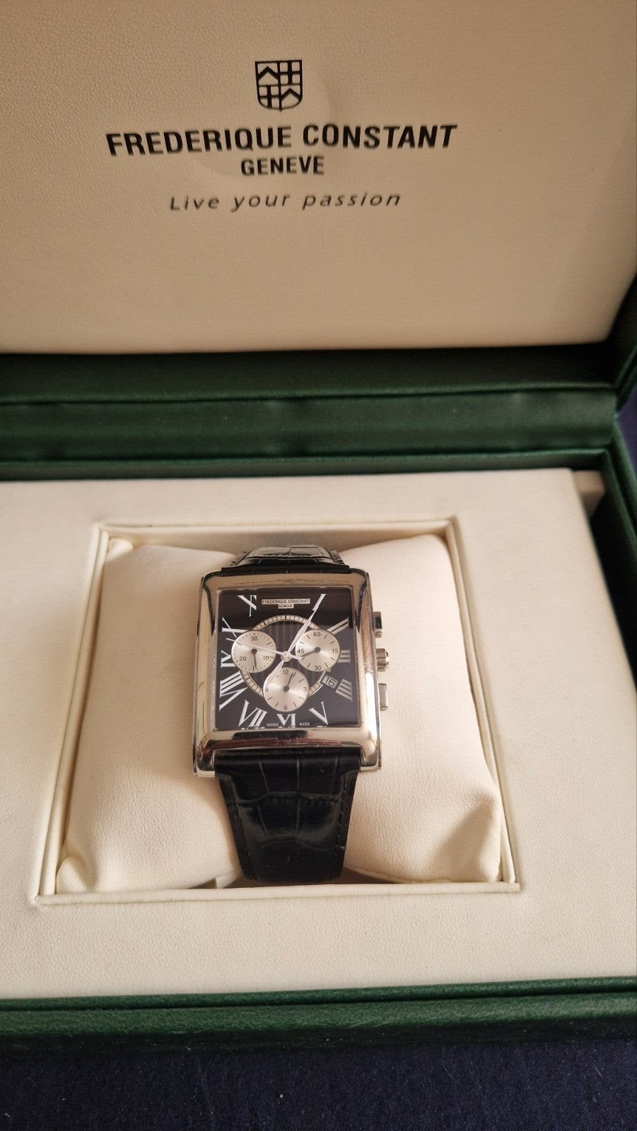 Frederique Constant Horloge FC292X4-326 - Heren Chronograaf, Staal, Polshorloge, Ophalen, Overige merken