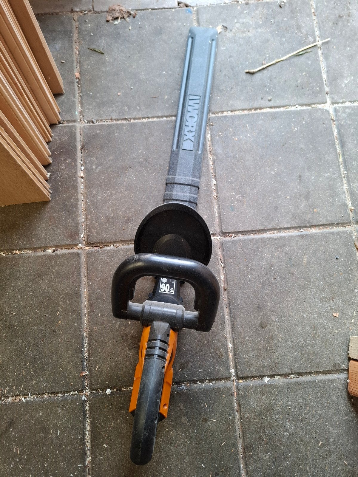 Accu heggenschaar Worx, Tuin en Terras, Ophalen of Verzenden, Gebruikt, Accu, WORX