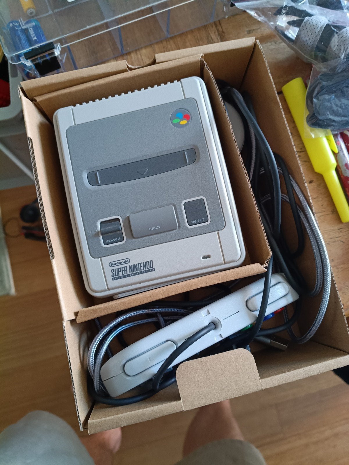 Nintendo Super NES Classic Mini Console, Ophalen of Verzenden, Zo goed als nieuw, Met 2 controllers, Met games