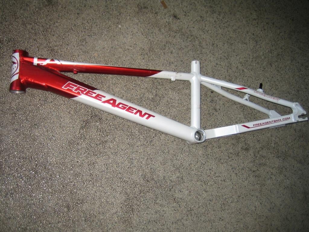 bmx race frame pro xxxl 22 tt 20 wielen alu free agent zgan, Ophalen, Aluminium, V-brakes, 20 tot 24 inch
