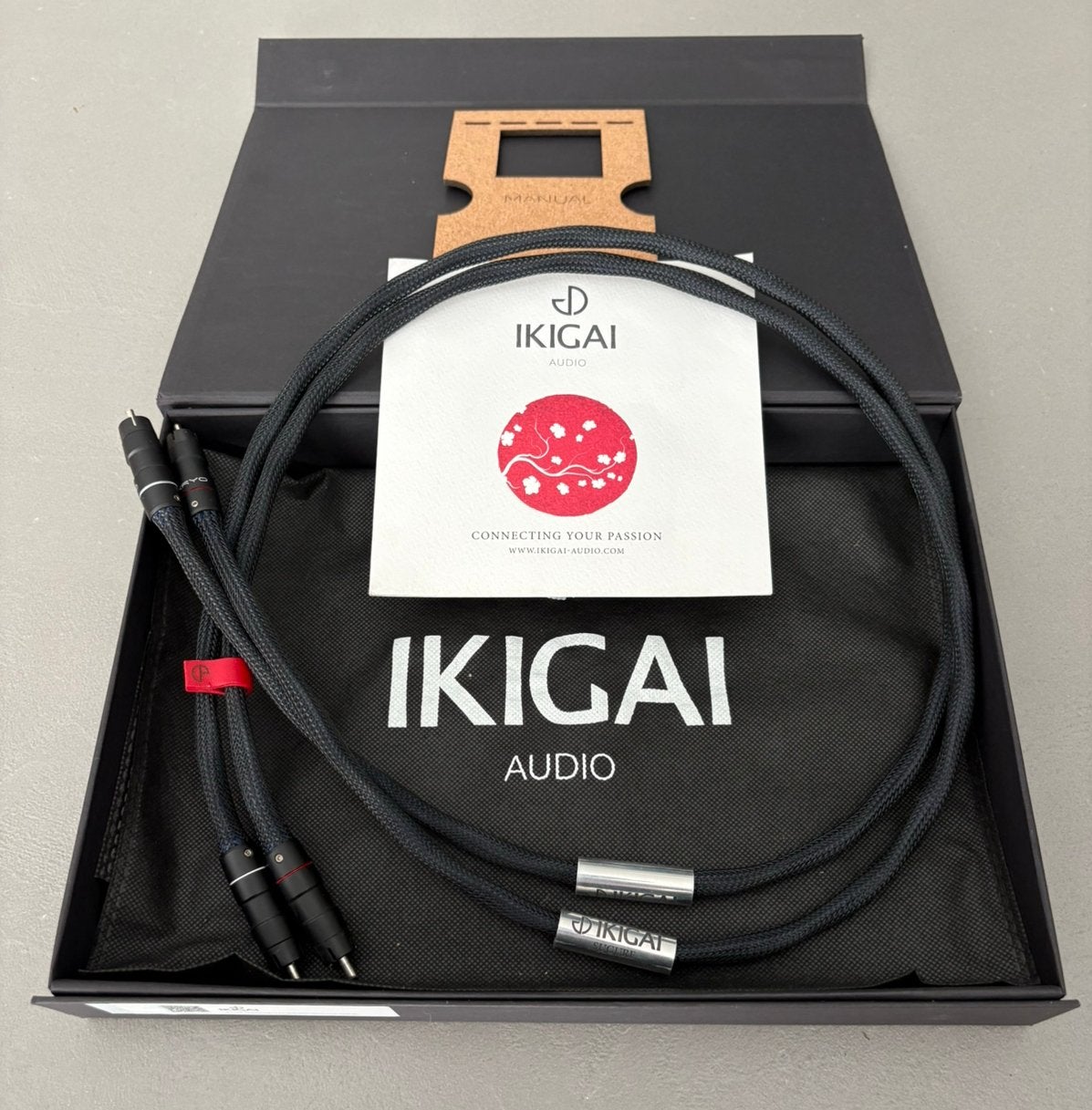 IKIGAI Audio SUGURE RCA - 1.0m, Ophalen of Verzenden, Zo goed als nieuw, Minder dan 2 meter, Interlink-kabel
