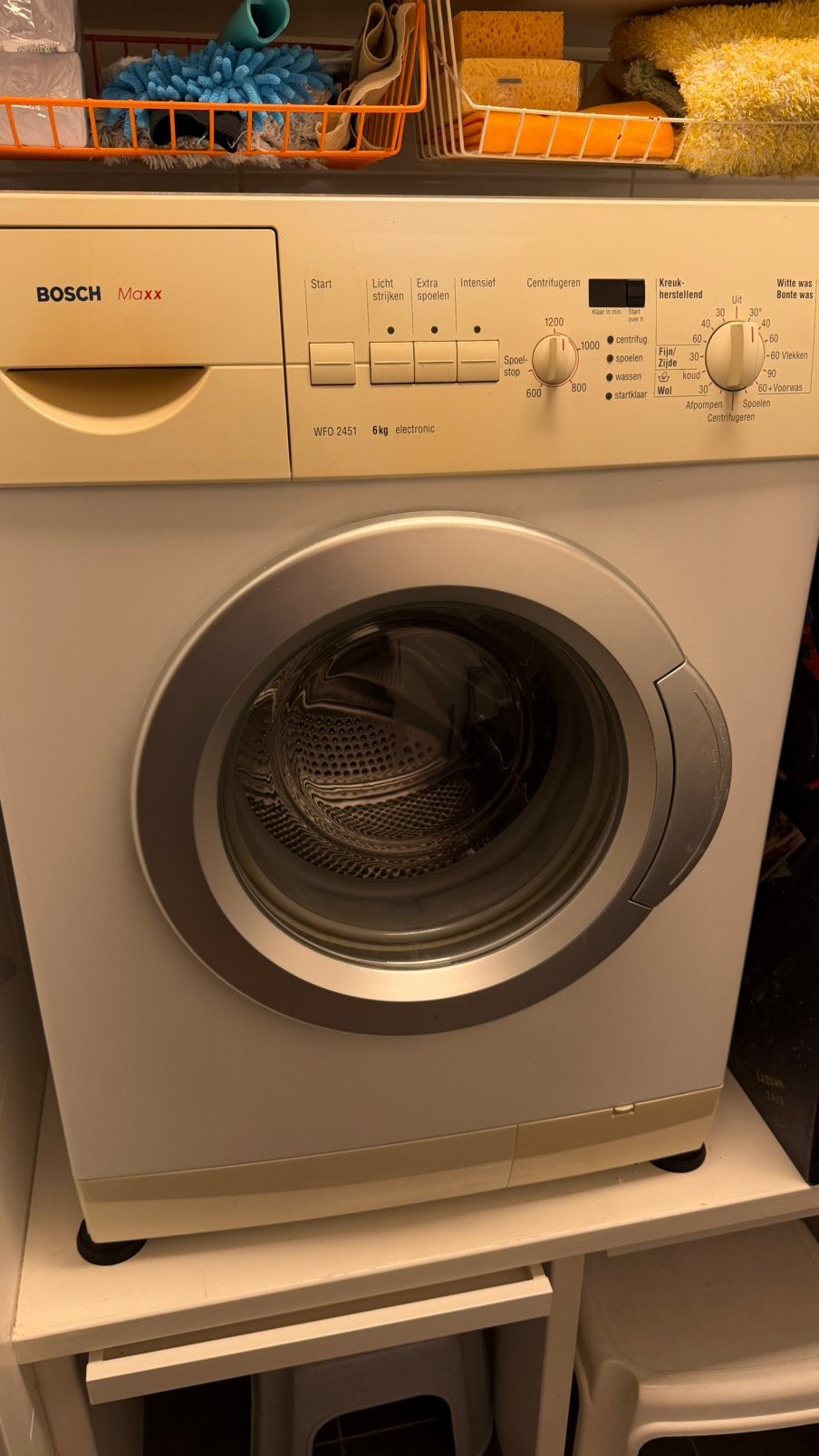 Bosch Maxx wasmachine 6kg - 1200 toeren, Witgoed en Apparatuur, Wasmachines, Ophalen, Gebruikt, Voorlader, 85 tot 90 cm